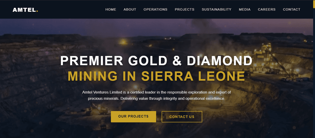 Amtel Ventures Limited - Corporate Website