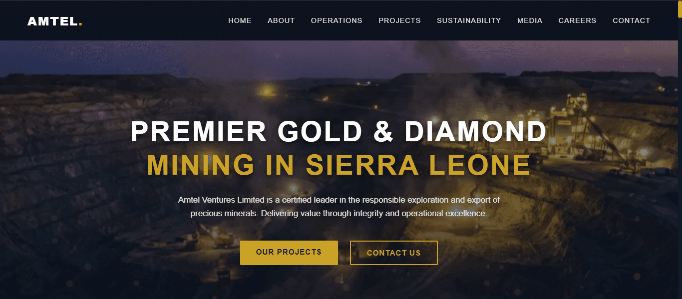 Amtel Ventures Limited - Corporate Website